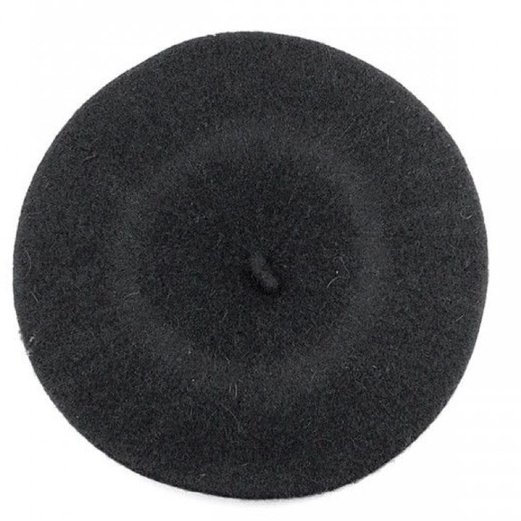 RESTOCK***NWT Charcoal Gray French Classic Beret - Picture 3 of 3